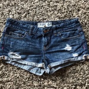 VS Pink Denim Jean Shorts